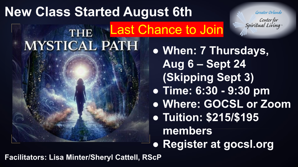 Change Your Thinking Change Your Life 6 week class starting Jan 7